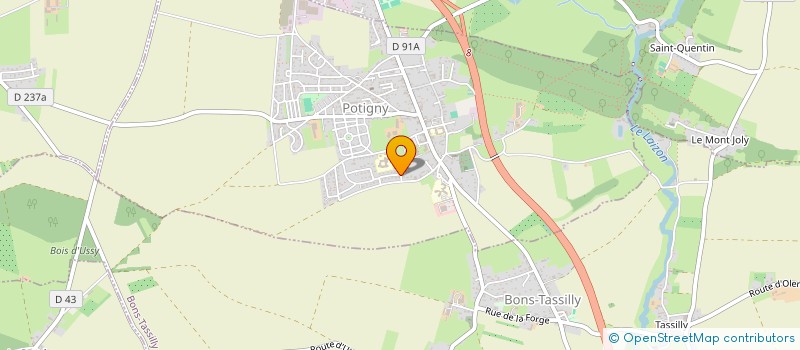 localisation de l'entreprise REUSSIR SON CONCOURS DE SAPEURS POMPIERS à POTIGNY