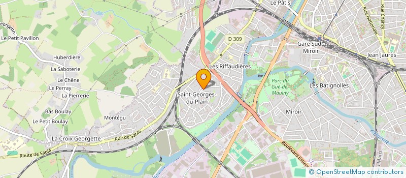 localisation de l'entreprise REUSSITE 360  LE MANS