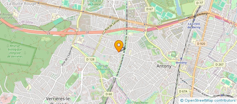 localisation de l'entreprise REUSSITE COACHING à ANTONY