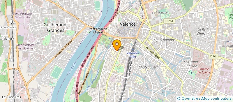 localisation de l'entreprise REUSSITE PERMIS  VALENCE