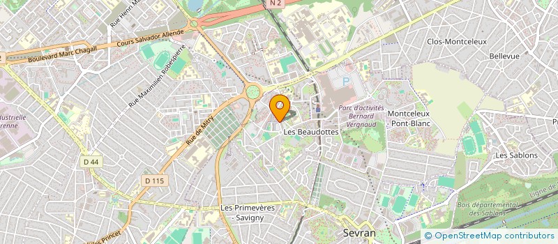 localisation de l'entreprise REUSSITE POUR TOUS (R.P.T) à SEVRAN