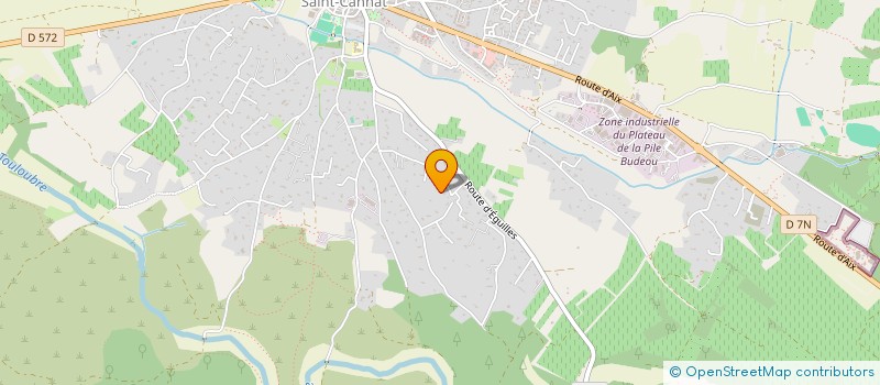 localisation de l'entreprise REUSSITE SEMA  SAINT-CANNAT