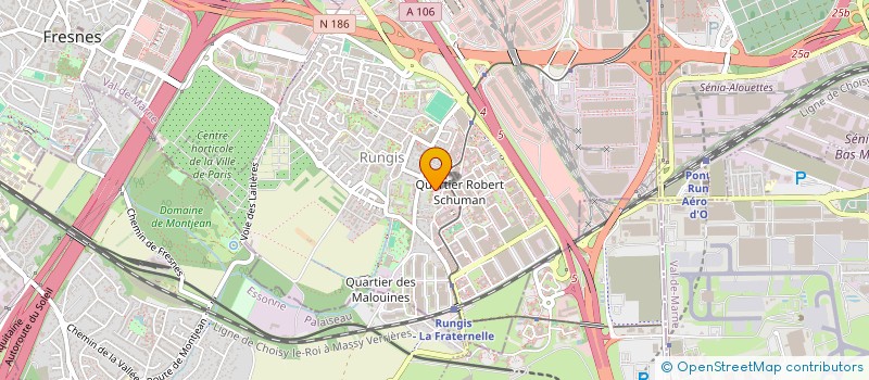 localisation de l'entreprise REUSSITY à RUNGIS
