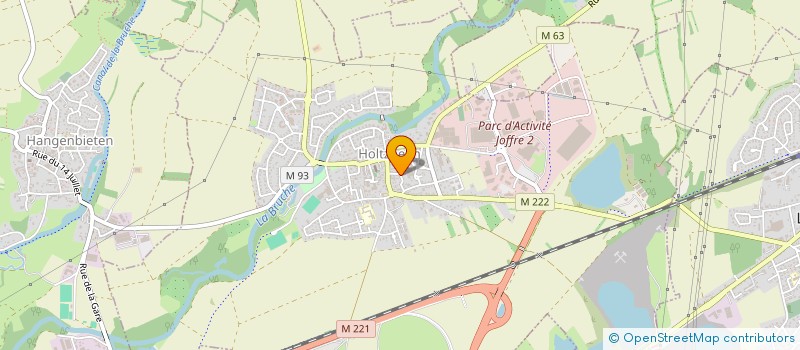 localisation de l'entreprise REUTENAUER  HOLTZHEIM