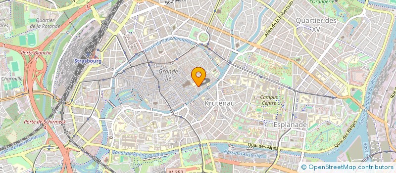 localisation de l'entreprise REUTENAUER-BRYM  STRASBOURG