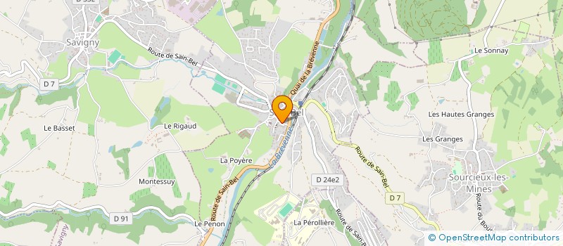 localisation de l'entreprise REUTER  SAIN-BEL