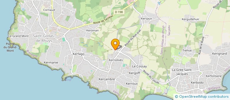 localisation de l'entreprise REUTIN PAYSAGES  SAINT-GILDAS-DE-RHUYS