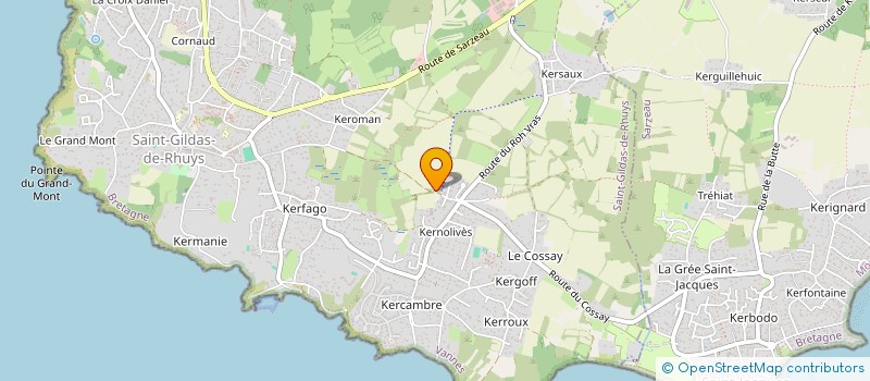 localisation de l'entreprise REUTIN PAYSAGES SERVICES  SAINT-GILDAS-DE-RHUYS