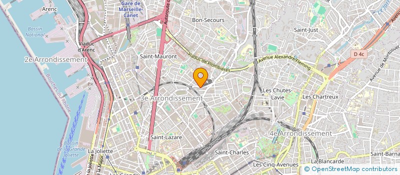 localisation de l'entreprise REUVUE à MARSEILLE