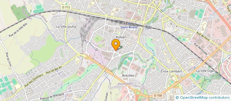 localisation de l'entreprise REUX PIERRE SA à SAINT-BRIEUC