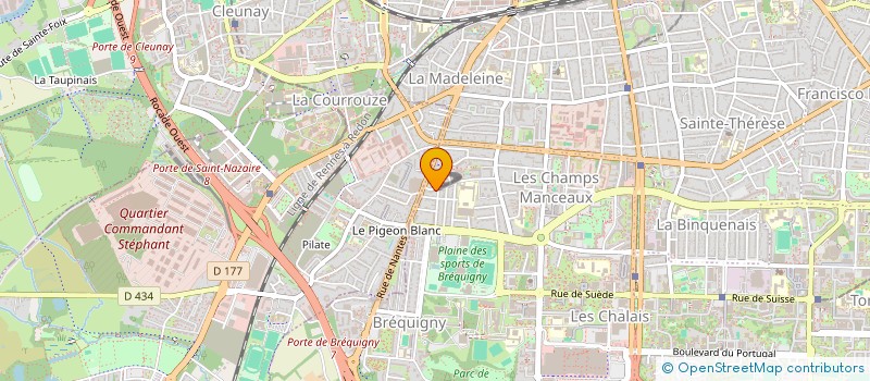 localisation de l'entreprise REUZ  RENNES