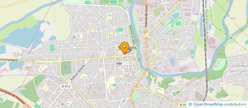 localisation de l'entreprise REV 2 SAB à SOISSONS