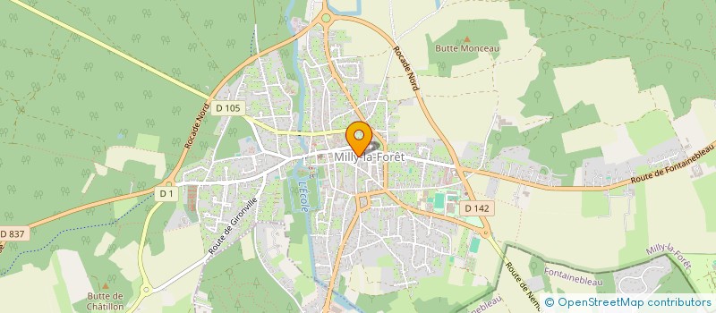 localisation de l'entreprise REV  MILLY-LA-FORET