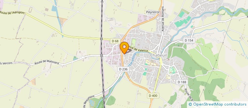 localisation de l'entreprise REV à CHABEUIL