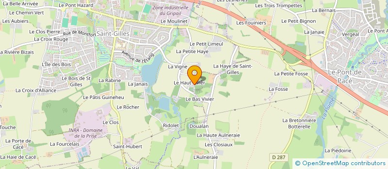 localisation de l'entreprise REV.  SAINT-GILLES