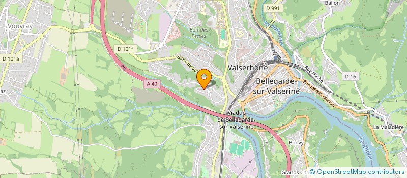 localisation de l'entreprise REV à VALSERHONE