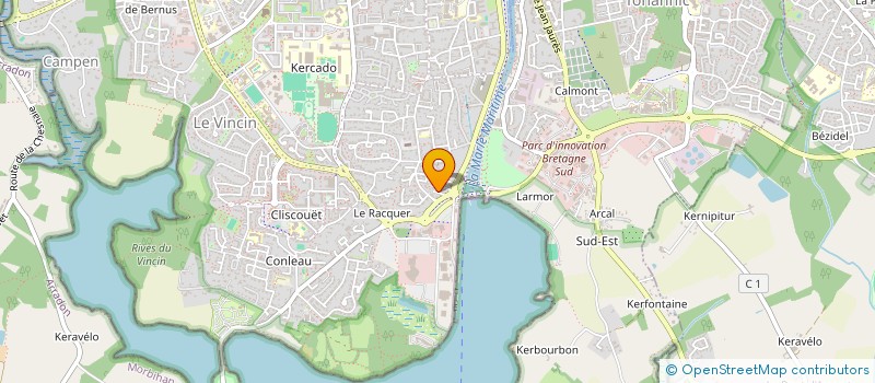 localisation de l'entreprise REV'ASSURE à VANNES