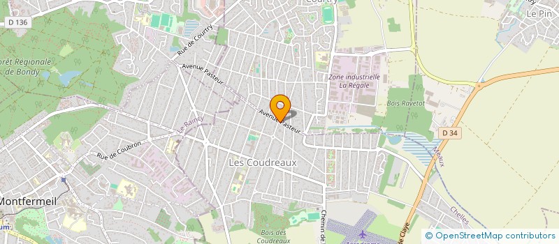 localisation de l'entreprise REV'AUTO  CHELLES