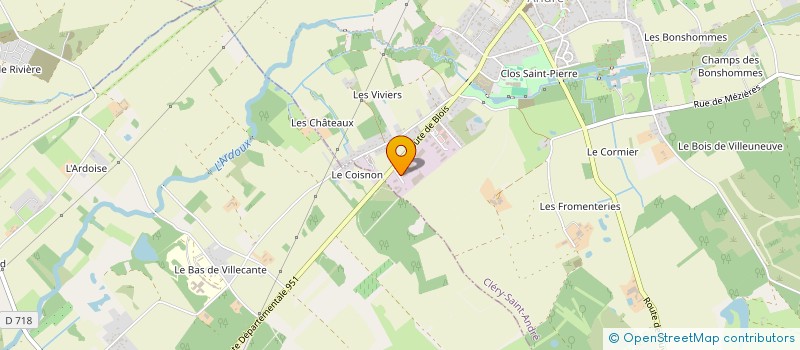 localisation de l'entreprise REV AUTOMOBILES à DRY
