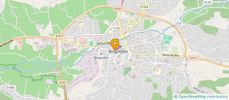 localisation de l'entreprise REV CAFE  BRIGNOLES