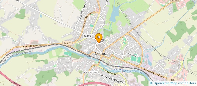 localisation de l'entreprise REV'CUISINES à ORTHEZ