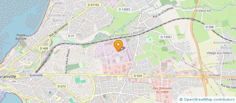 localisation de l'entreprise REV DE SOLS  GRANVILLE