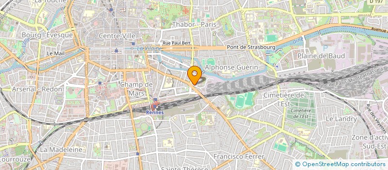 localisation de l'entreprise REV'DECORS à RENNES