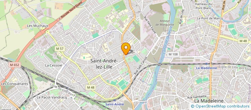 localisation de l'entreprise REV'DO à SAINT-ANDRE-LEZ-LILLE