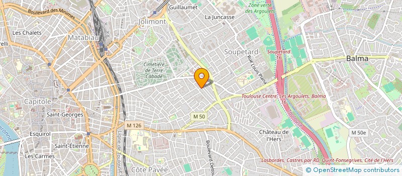 localisation de l'entreprise REV-EARTH à TOULOUSE