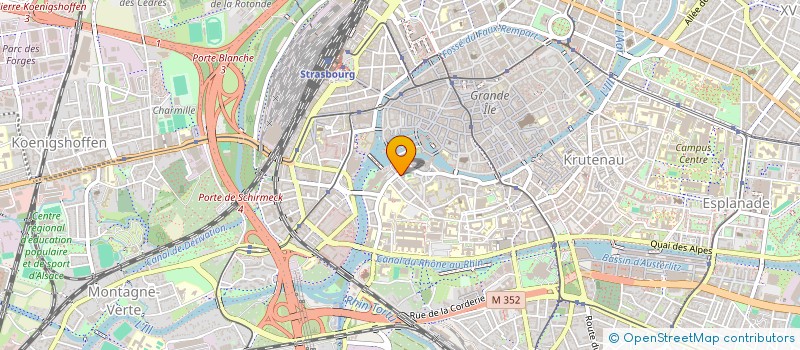 localisation de l'entreprise REV'ECO à STRASBOURG
