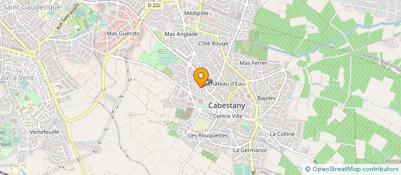 localisation de l'entreprise REV'EN FLEURS à CABESTANY