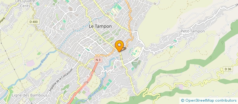localisation de l'entreprise REV'ESSENCIEL à LE TAMPON