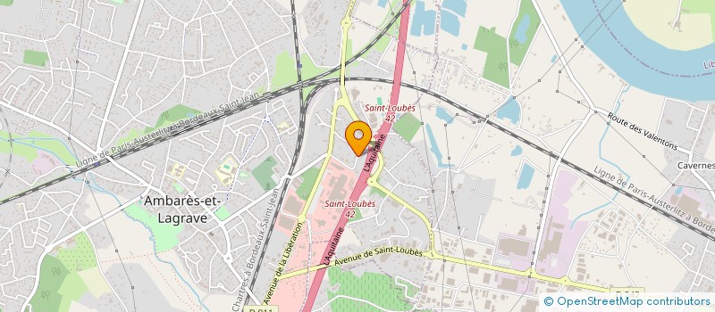 localisation de l'entreprise REV'EVASION à AMBARES-ET-LAGRAVE
