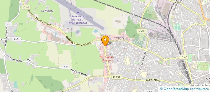localisation de l'entreprise REV'FLEX à NEVERS