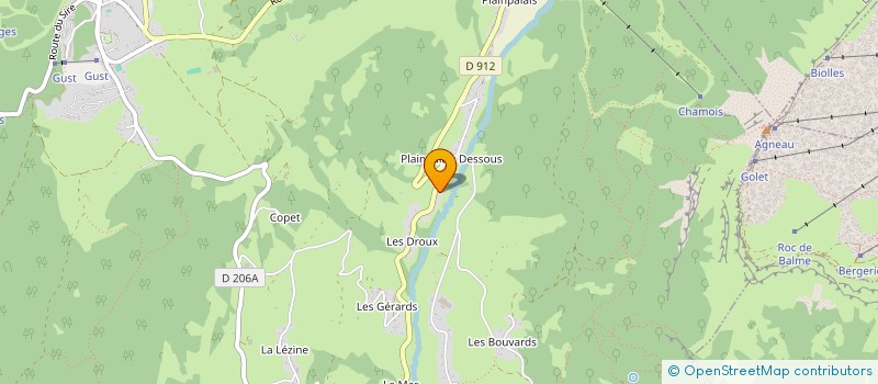 localisation de l'entreprise REV'HEART  LES DESERTS