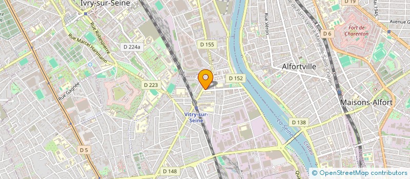 localisation de l'entreprise REV'IMMO  VITRY-SUR-SEINE