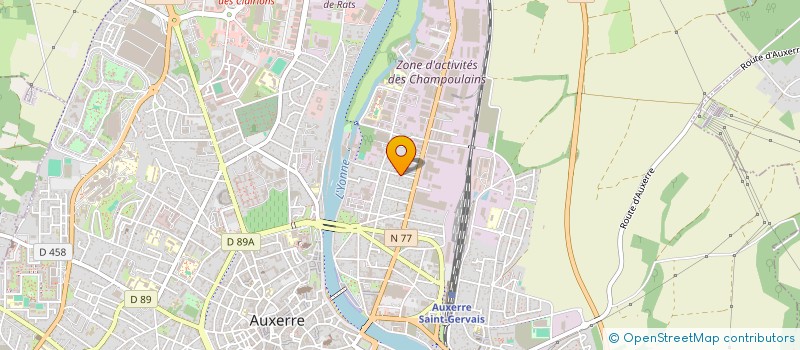 localisation de l'entreprise REV IMMO à AUXERRE