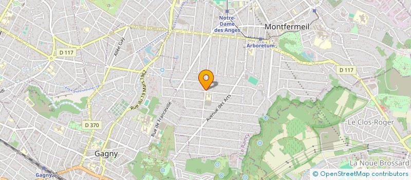 localisation de l'entreprise REV IMMOBILIER à MONTFERMEIL