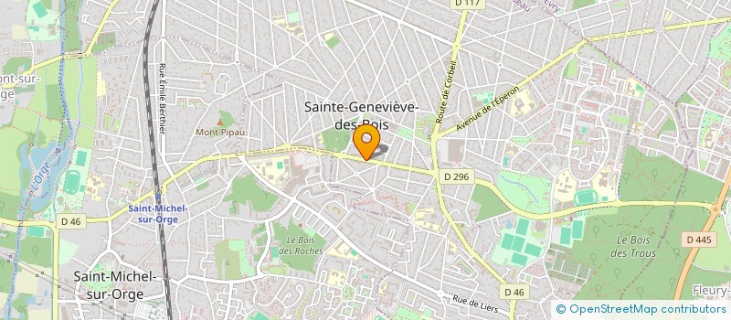 localisation de l'entreprise REV'INSTALL à SAINTE-GENEVIEVE-DES-BOIS
