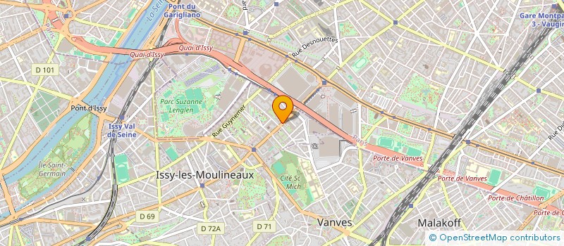 localisation de l'entreprise REV'MINCEUR à ISSY-LES-MOULINEAUX