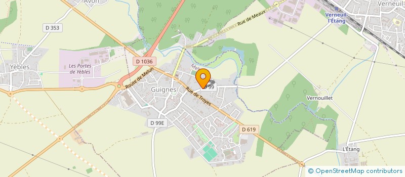 localisation de l'entreprise REV'MO  CHAUMES-EN-BRIE