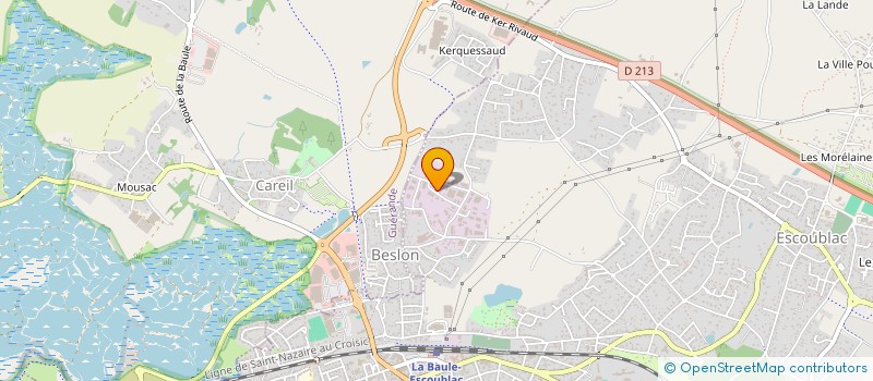 localisation de l'entreprise REV SARL à LA BAULE-ESCOUBLAC