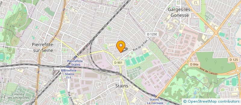 localisation de l'entreprise REV SOL  STAINS