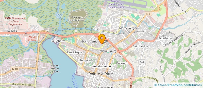 localisation de l'entreprise REV STORE à LES ABYMES