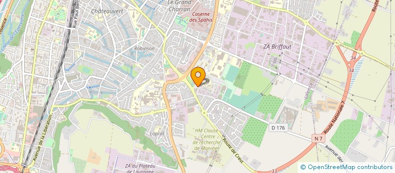 localisation de l'entreprise REV'UP  VALENCE