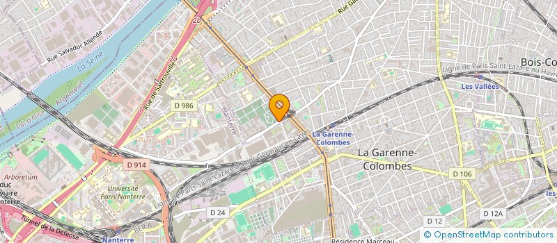 localisation de l'entreprise REV'VACANCES à COLOMBES