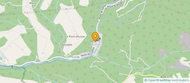 localisation de l'entreprise REVA  BURLATS