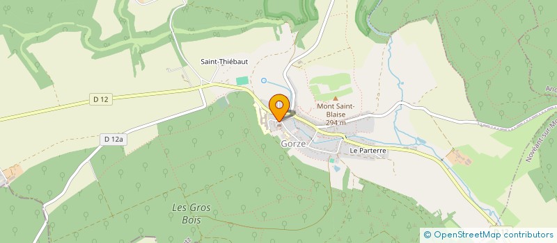 localisation de l'entreprise REVA à GORZE