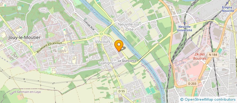 localisation de l'entreprise REVA 9 à JOUY-LE-MOUTIER