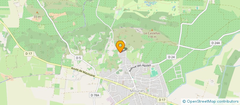 localisation de l'entreprise REVA  MOURIES